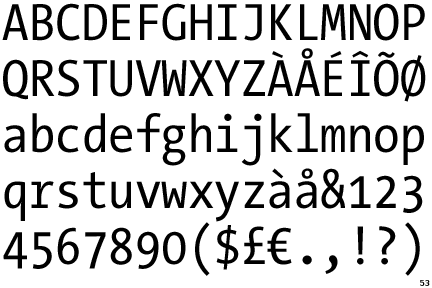 TheSans Mono Condensed