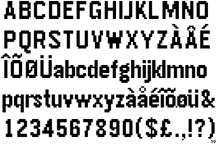 Raster Gothic 18 Condensed Bold