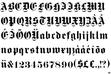 Gothique (Mecanorma)