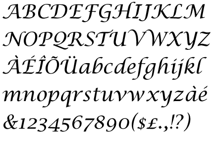 Lucida Calligraphy