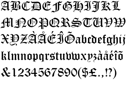 Old English Text
