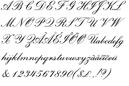 Sackers English Script