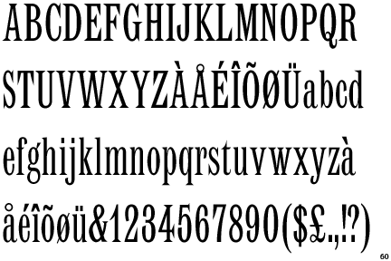 Monotype Latin Condensed
