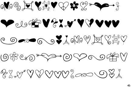 Hearts and Swirls