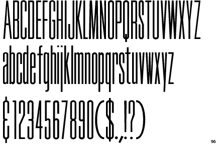 Tall Skinny Condensed