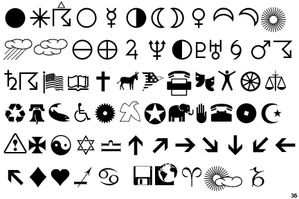 PIXymbols Dingbats