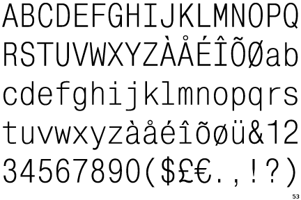 Mono Condensed