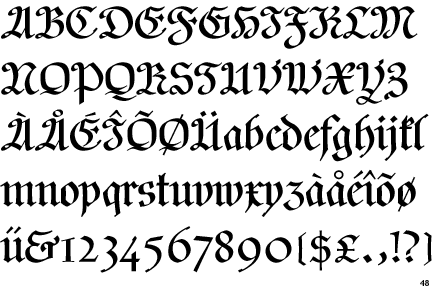 Karolin Fraktur
