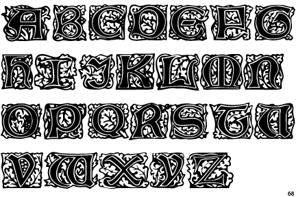 Chaucerian Initials