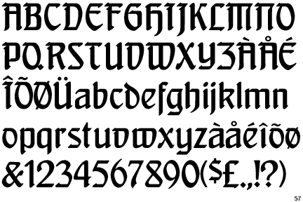 Behrens Schrift (Solotype)