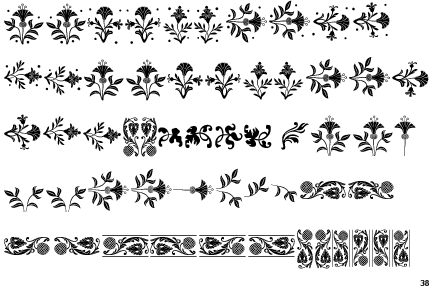 Baskerville Ornaments