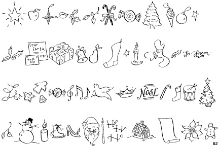 Carrotflower Christmas Icons