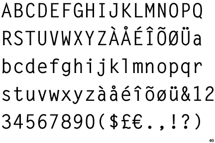 Letter Gothic (URW)