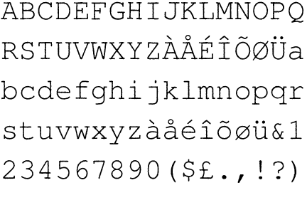 Nimbus Mono Antique
