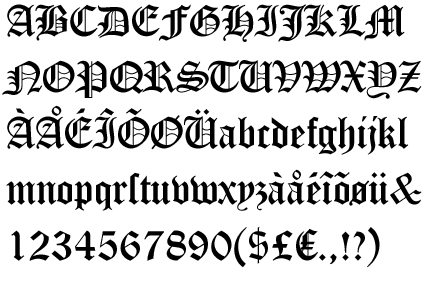 Old English (URW)