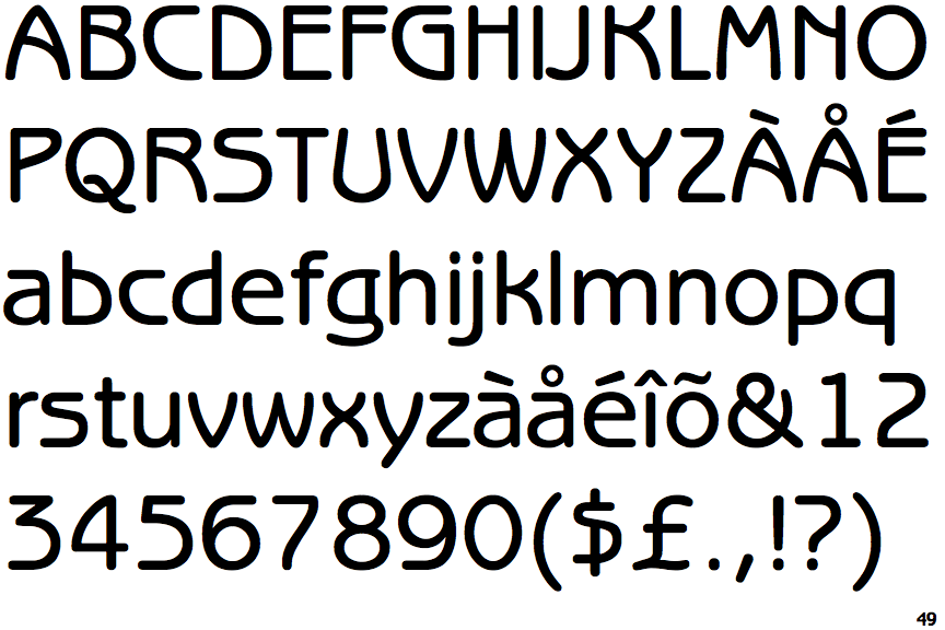 binner d font