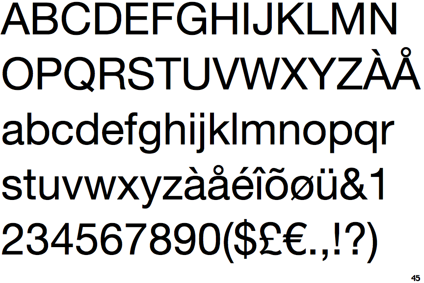 Neue Helvetica