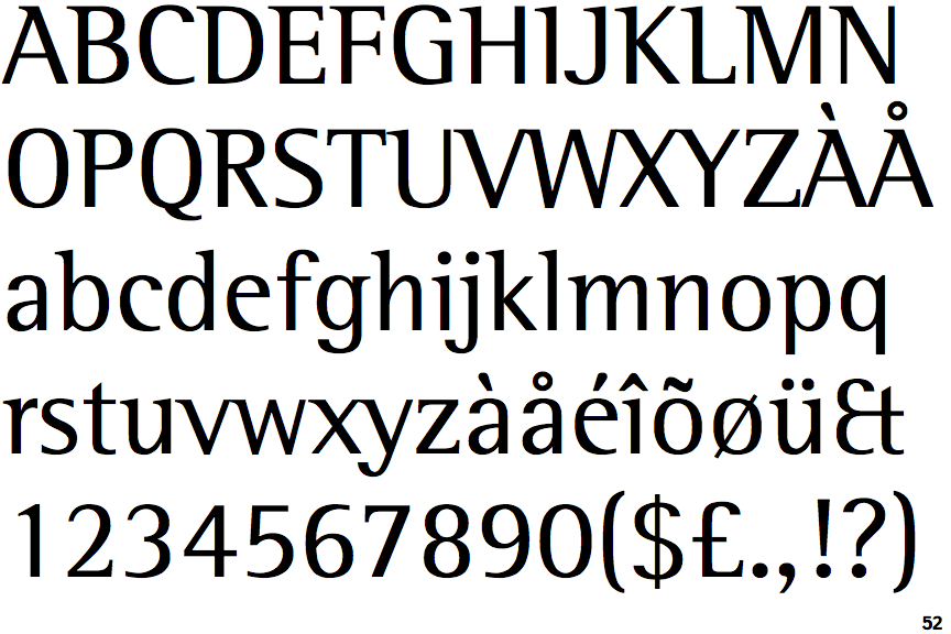 Rotis Semi Serif