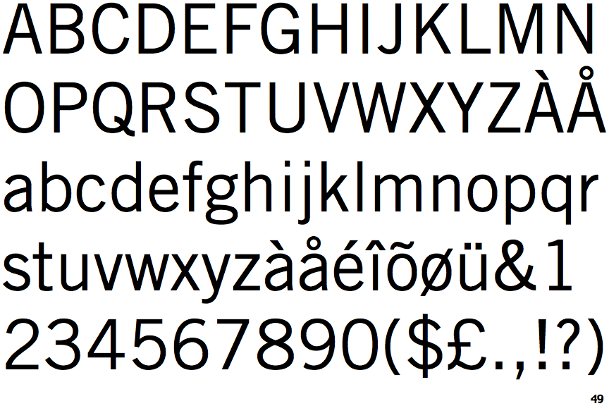 best free substitute for trade gothic font