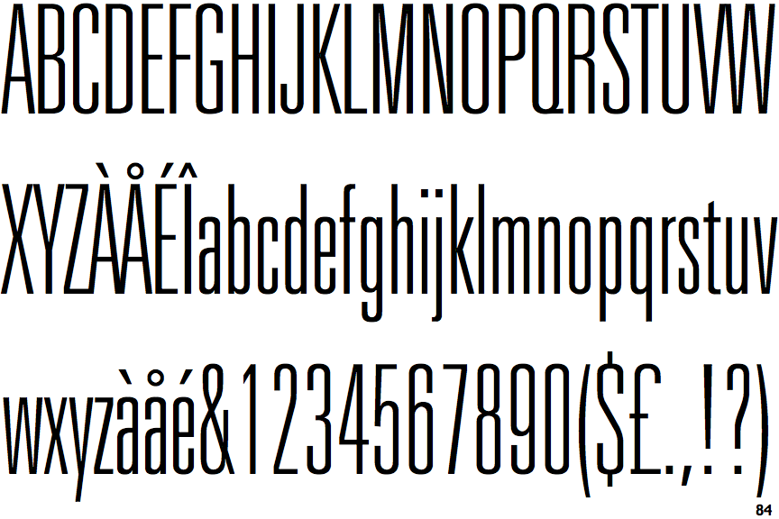 Triple condensed gothic free mac