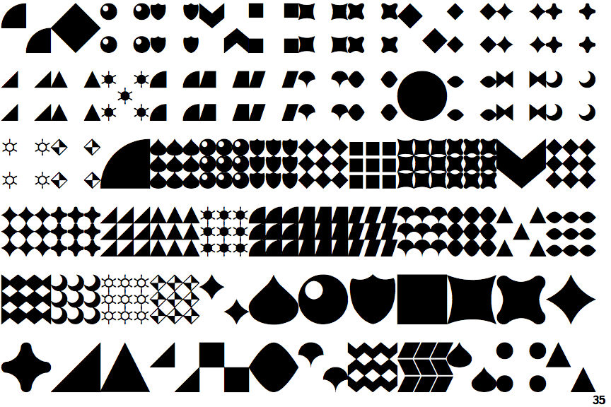 Fontscape Pattern tiles