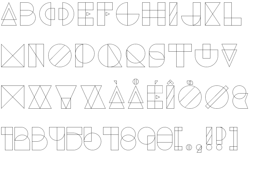 Binary 2 Thin Outlined