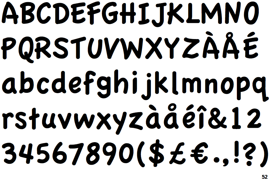 comic sans font