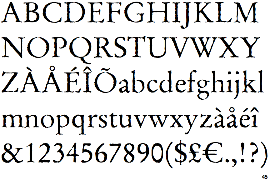 Garamond Rough