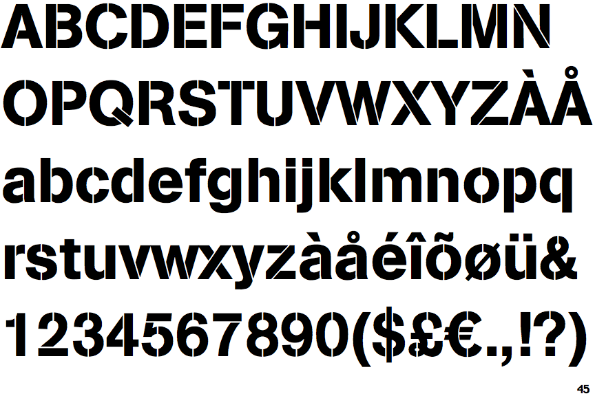 sans serif stencil font sans serif stencil font