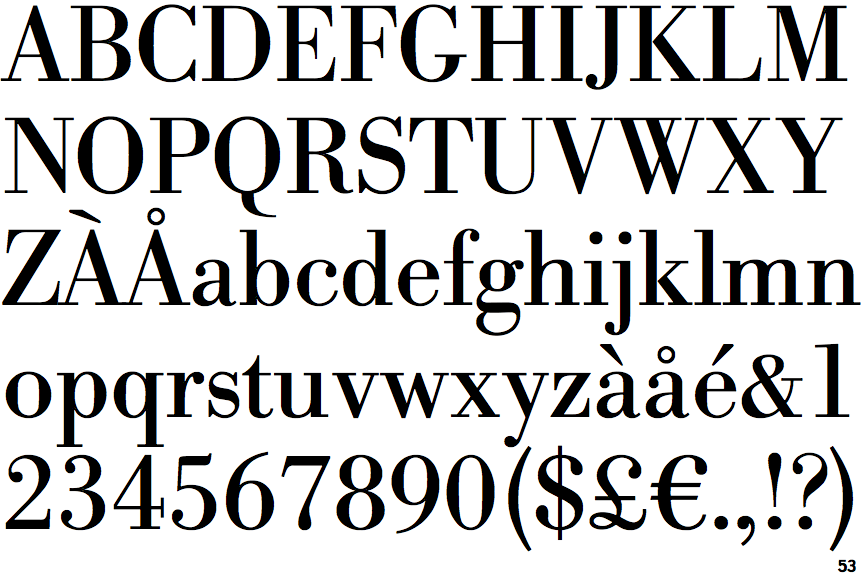 Berthold Bodoni Antiqua