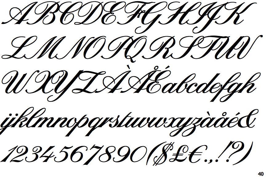 Sterling Script