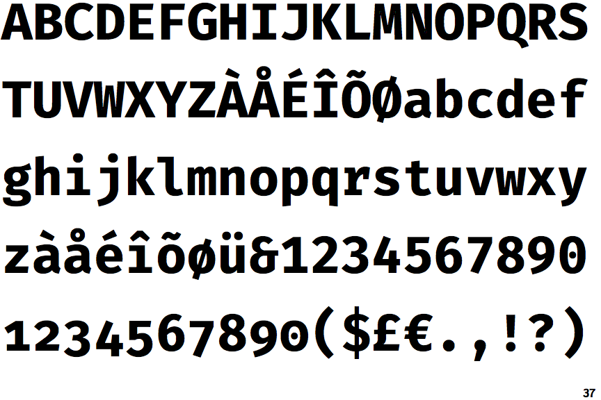 Fira Mono Bold