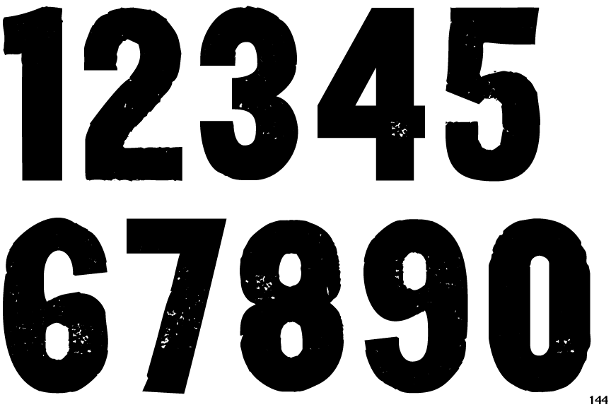 Yardbird Numerals