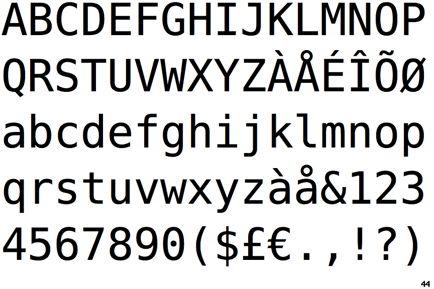 DejaVu Sans Mono