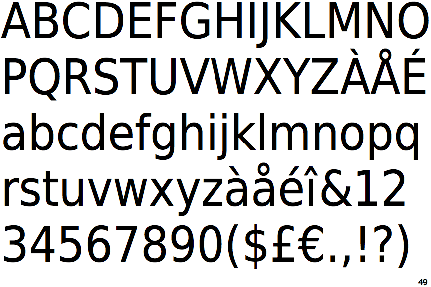 DejaVu Sans Condensed