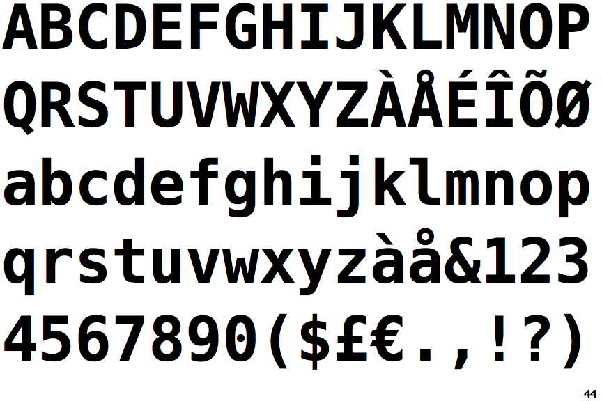 DejaVu Sans Mono Bold