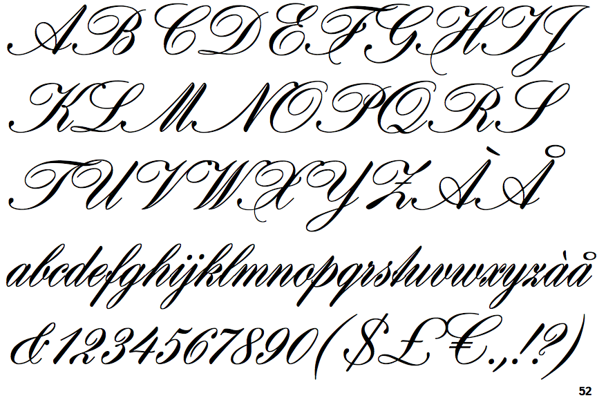 EF Hogarth Script