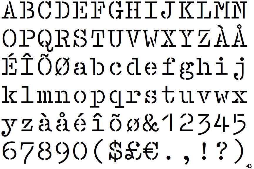 Identifont - Old English (Monotype)