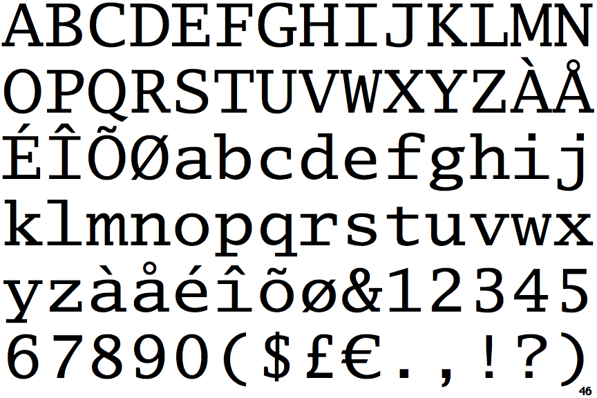 EF Lucida Typewriter