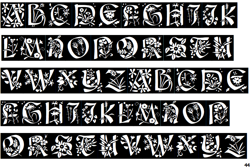 Troubador Initials