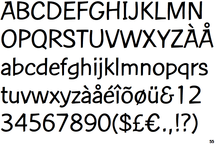 comic sans font