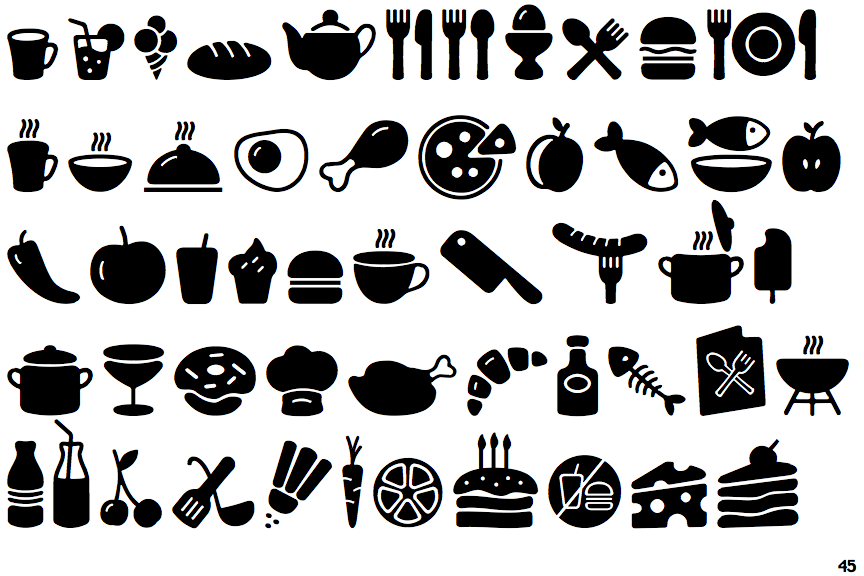 PH Icons Food Black