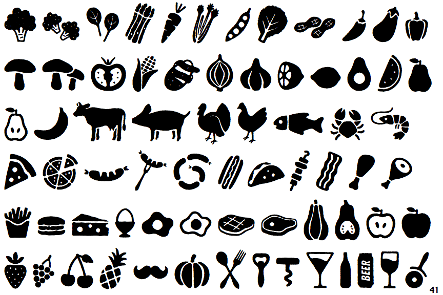 Zing Goodies BBQ Icons