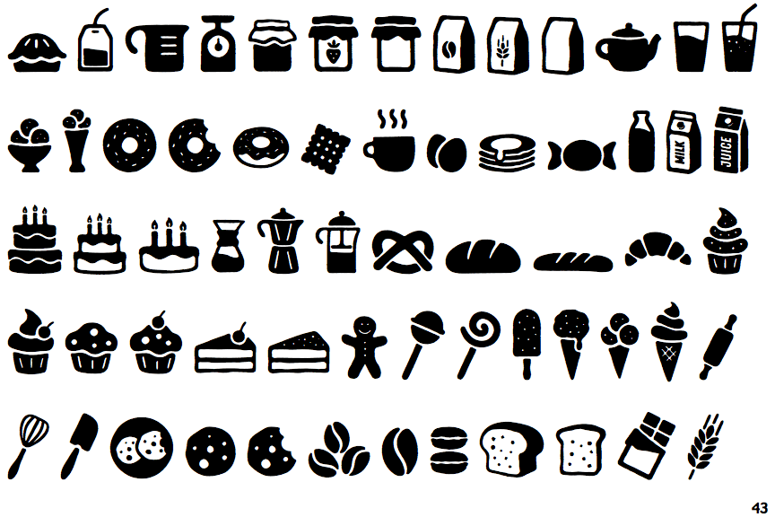 Zing Goodies Bakery Icons
