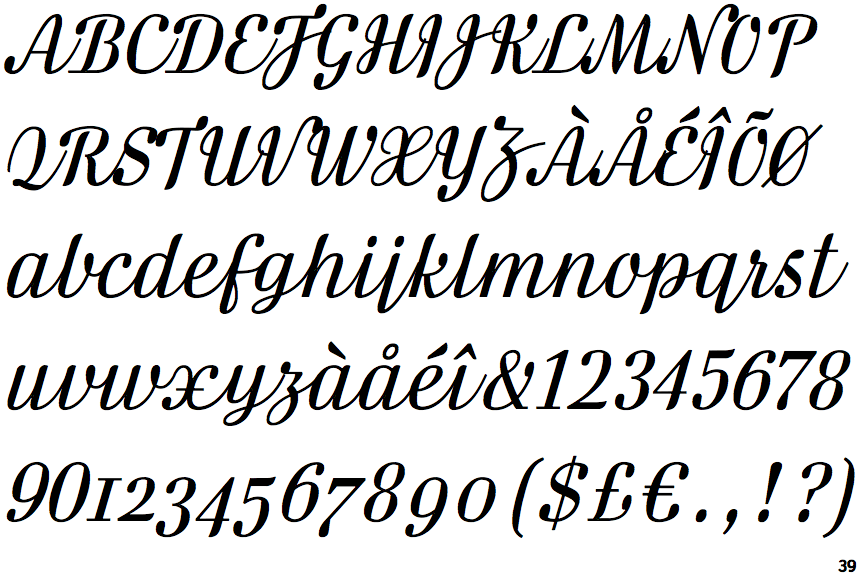 FF Danubia Script