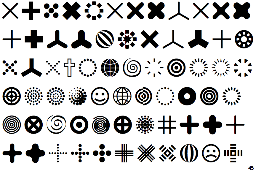FF Dingbats 2.0 Circles and Crosses