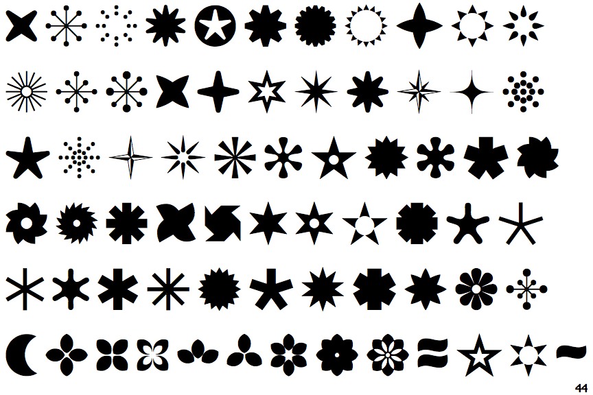 FF Dingbats 2.0 Stars and Flowers