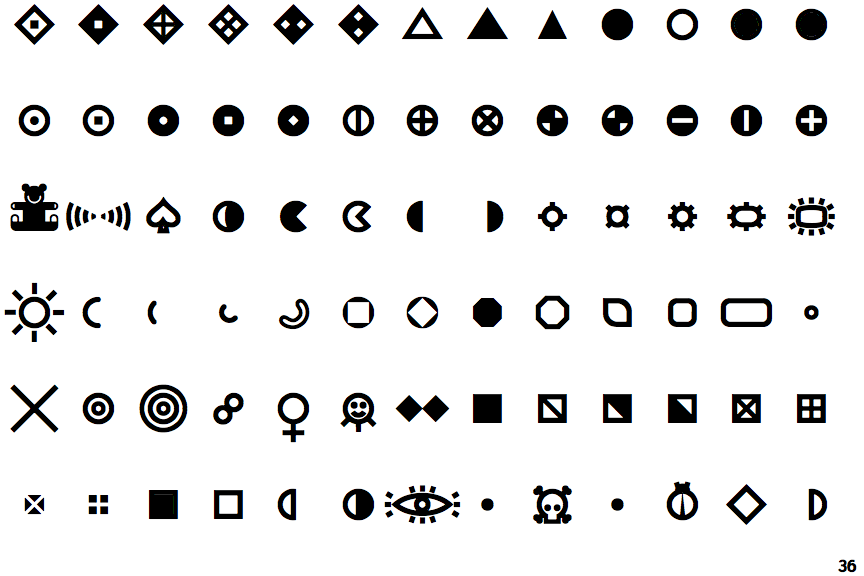 FF Eureka Glyphs