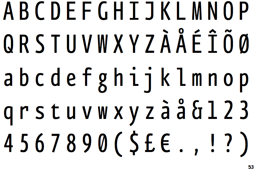 FF Eureka Mono Condensed