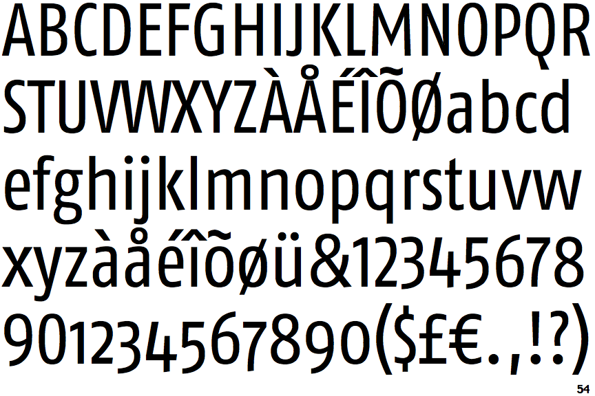 FF Fago Condensed